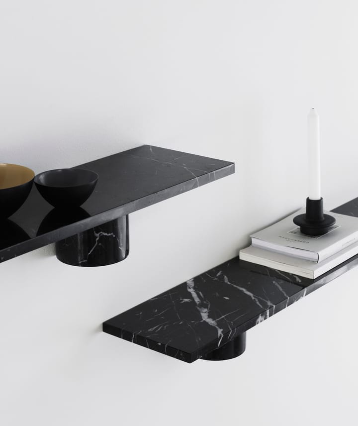 Sten Shelf hylly 120 cm - Black marble - Normann Copenhagen