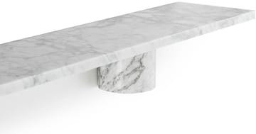 Sten Shelf hylly 120 cm - White marble - Normann Copenhagen