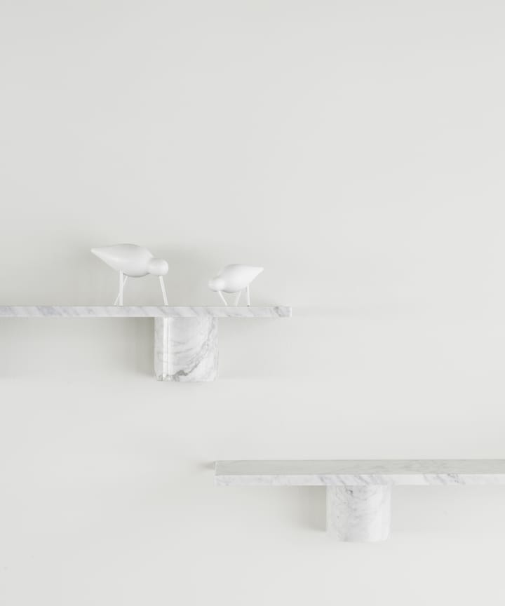 Sten Shelf hylly 120 cm - White marble - Normann Copenhagen