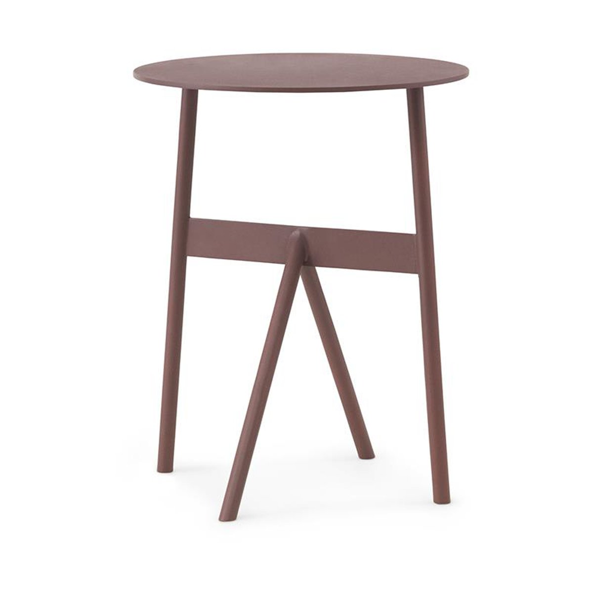 Normann Copenhagen Stock Table sivupöytä Ø37 cm K:46 cm Wine