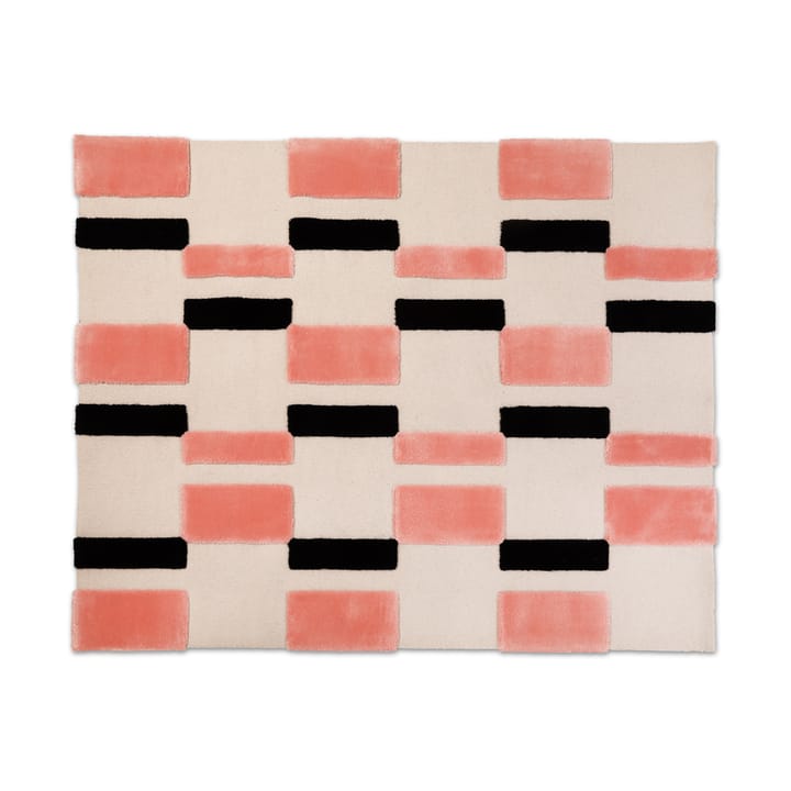 ODC Segment Rug Collection Irregular matto - Coral crush-cream-black, 120x200 cm - Ogeborg