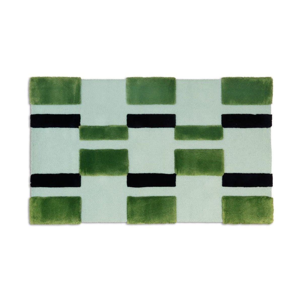 Ogeborg ODC Segment Rug Collection Irregular matto Green-mint-black 120×200 cm