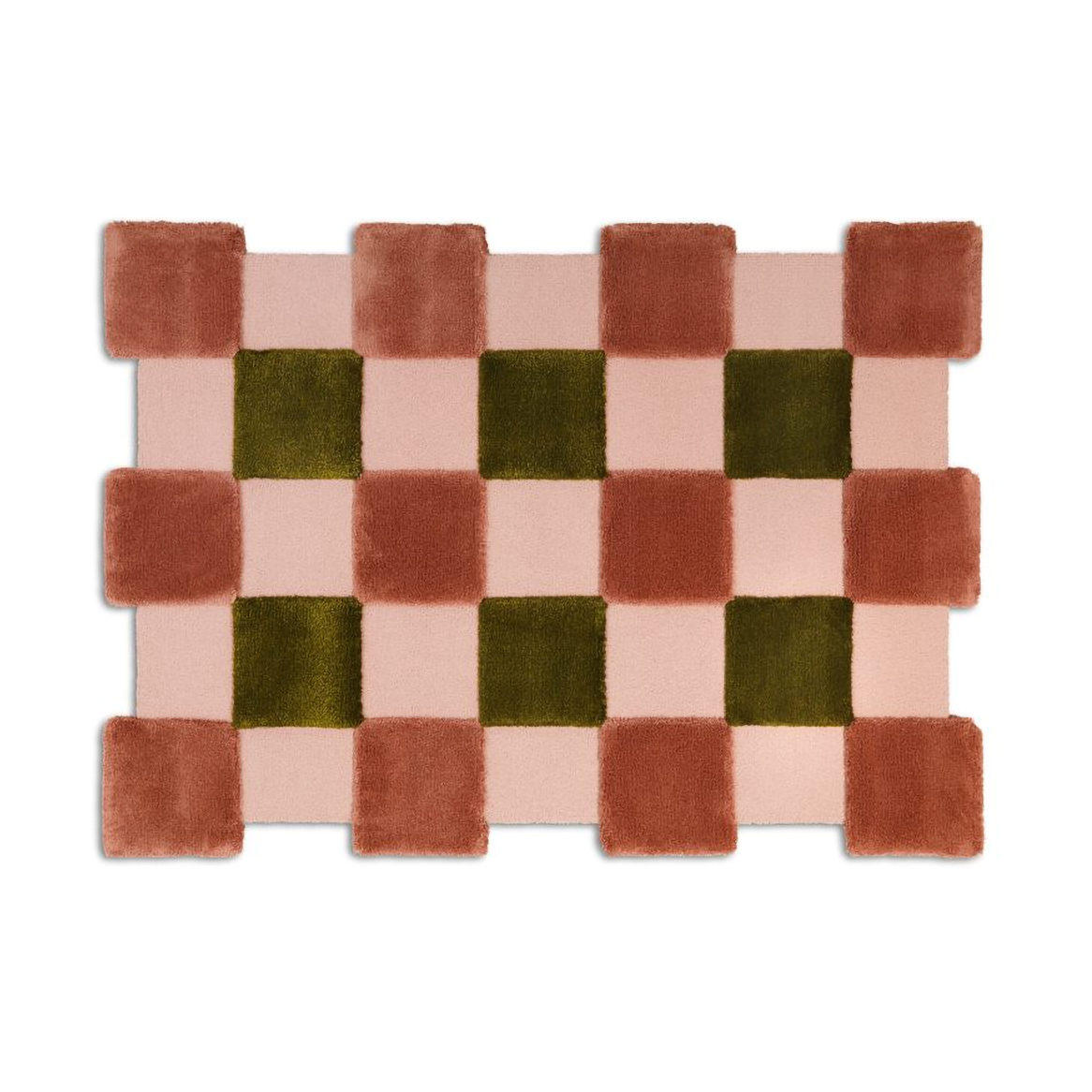 Ogeborg ODC Segment Rug Collection Square matto Apricot-rose-olive 142×198 cm