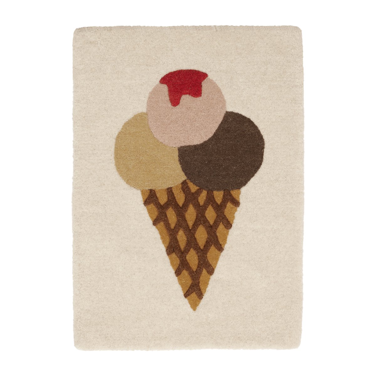 OYOY Ice Cream Tufted -lastenmatto 45 x 65 cm Monivärinen