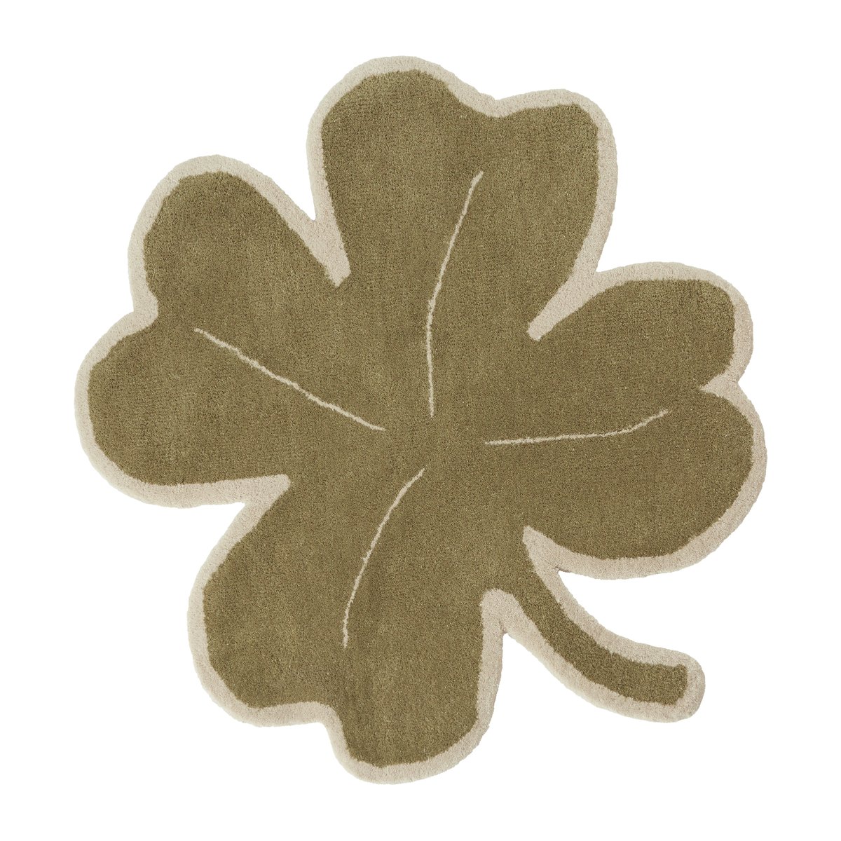 OYOY Lucky Clover matto 95×95 cm Green