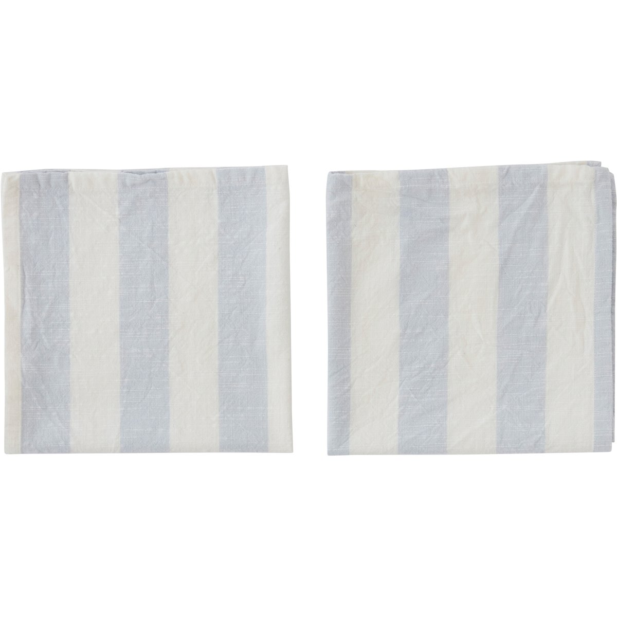 OYOY Striped servetti 45 x 45 cm 2-pakkaus Ice Blue