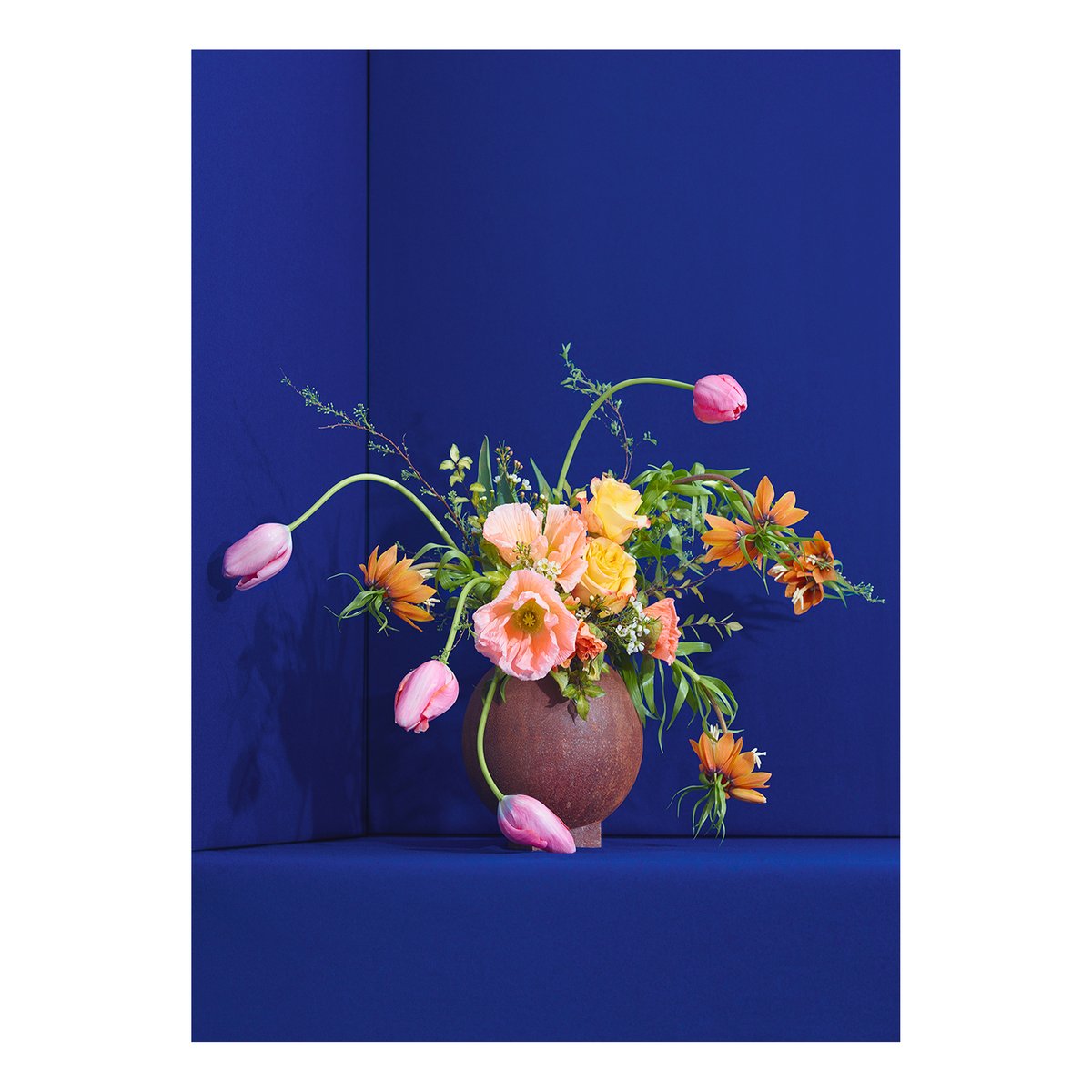 Paper Collective Blomst 01 Blue juliste 70×100 cm