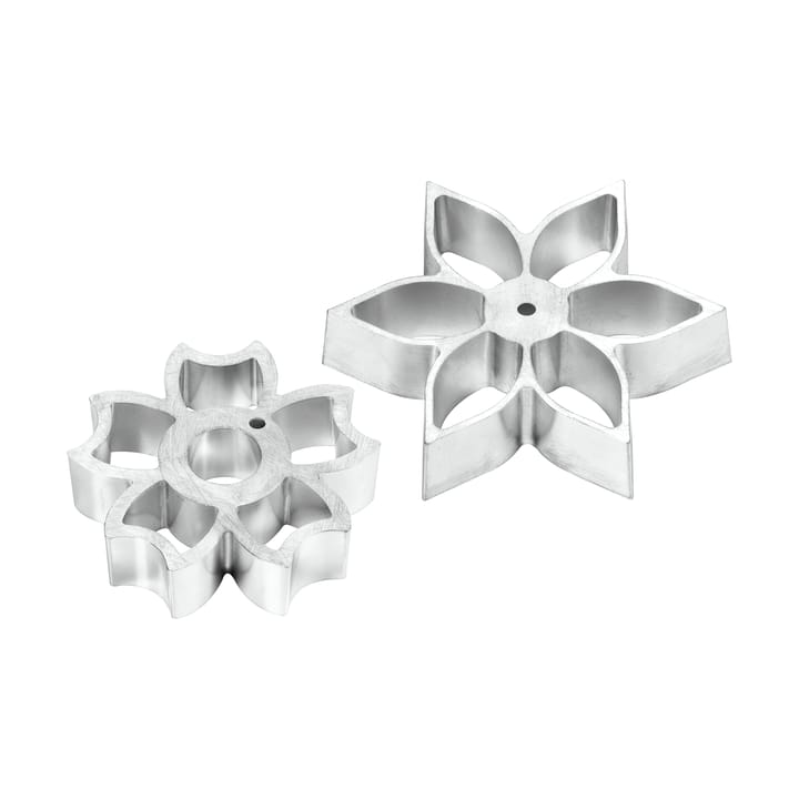 Plate-it flower power vohvelimuotti 2-pack - Teräs - Plate It