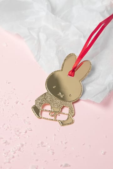 Miffy joulu koriste riippuva. - Kulta - Pluto Design