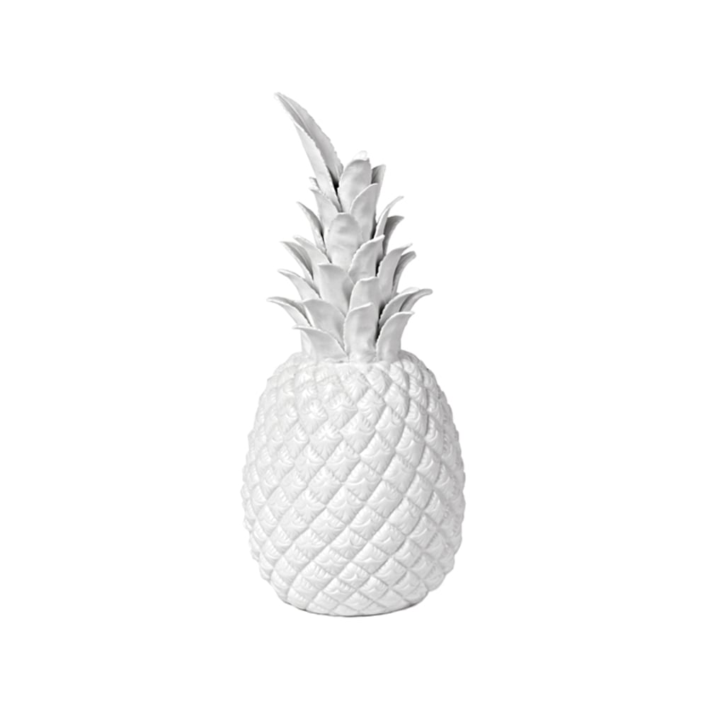 POLSPOTTEN Pineapple koriste-esine 32 cm Valkoinen