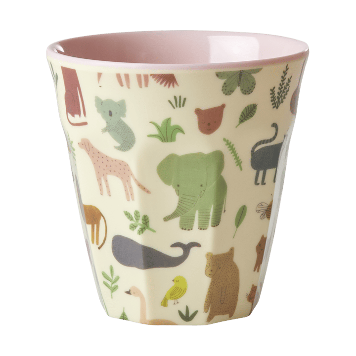 Rice melamiinikuppi medium - Sweet Jungle Print-Soft Pink - RICE