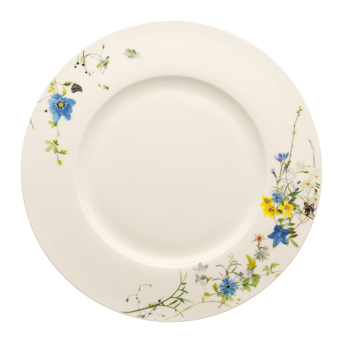 Rosenthal Brillance Fleurs des Alpes -lautanen 28 cm Multi