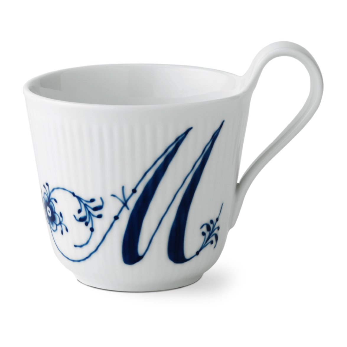 Royal Copenhagen Blue Fluted Plain Alphabet -muki 33 cl M