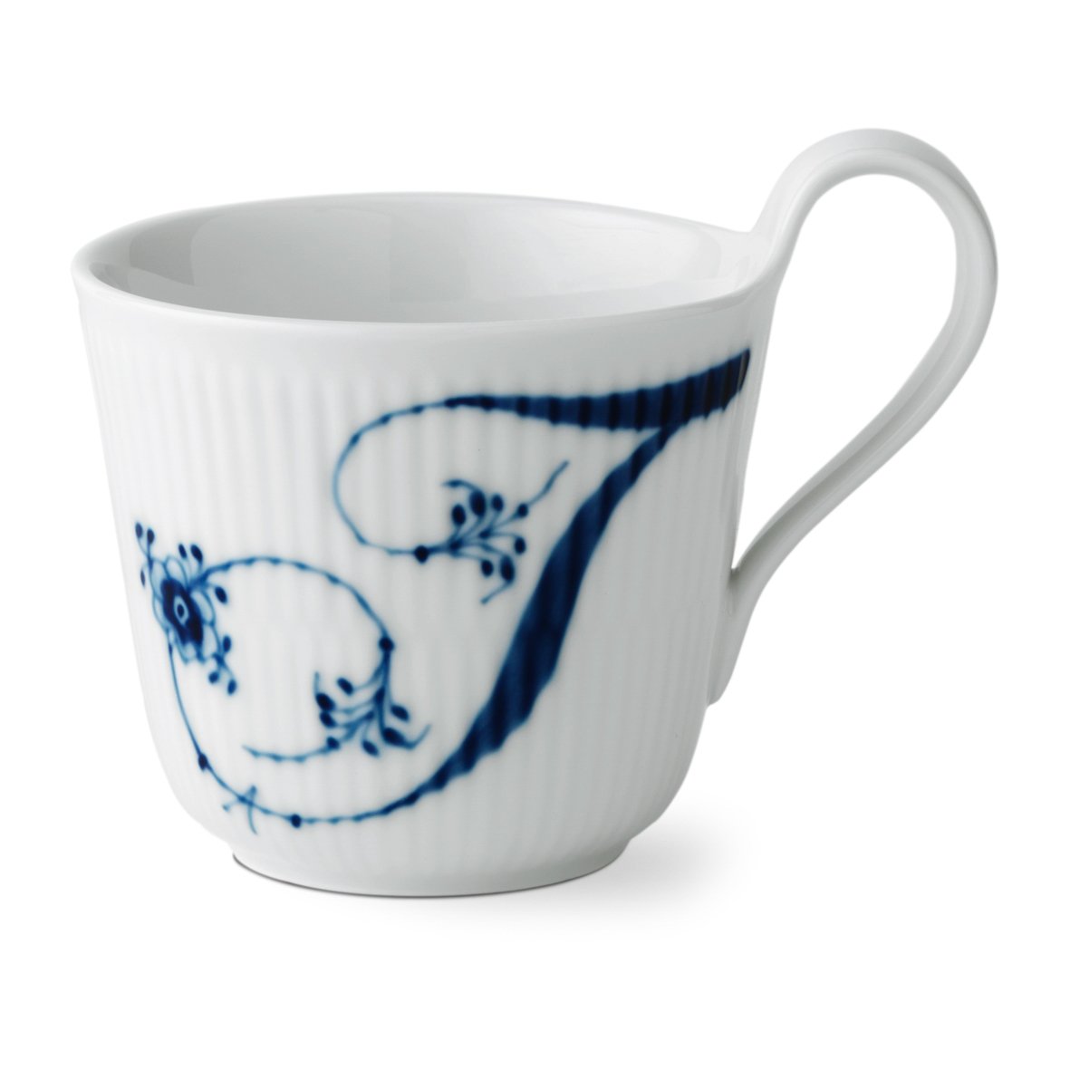 Royal Copenhagen Blue Fluted Plain Alphabet -muki 33 cl T