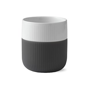 Royal Copenhagen Fluted Contrast muki anthracite (harmaa)