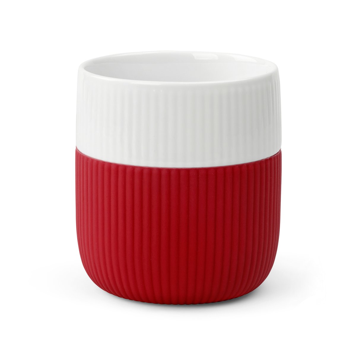 Royal Copenhagen Fluted Contrast muki crimson