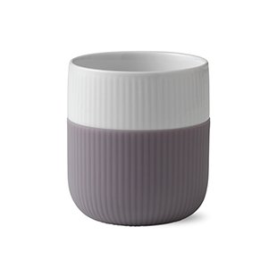 Royal Copenhagen Fluted Contrast muki heather (kanervanpunainen)