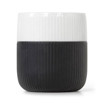 Fluted Contrast muki - Jet - Royal Copenhagen