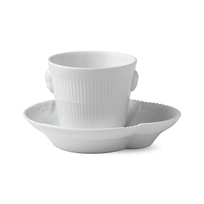 Royal Copenhagen White Elements -espressokuppi 10 cl