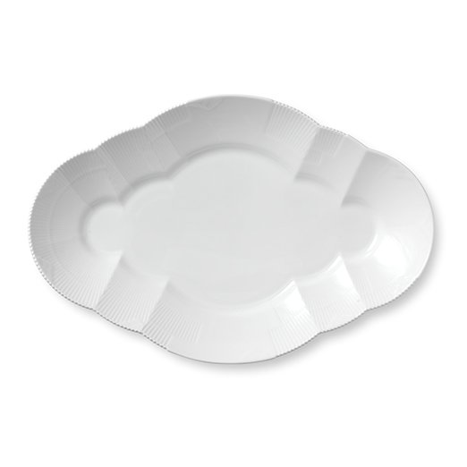 Royal Copenhagen White Elements tarjoilulautanen Ø 38,5 cm