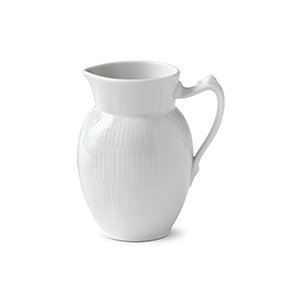 Royal Copenhagen White Fluted -kannu 38 cl