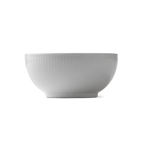 Royal Copenhagen White Fluted -kulho Ø 13 cm