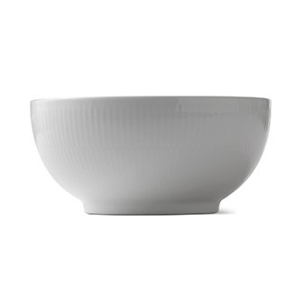 Royal Copenhagen White Fluted -kulho Ø 18 cm