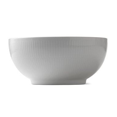 Royal Copenhagen White Fluted -kulho Ø 21 cm