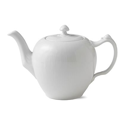 Royal Copenhagen White Fluted teekannu 100 cl