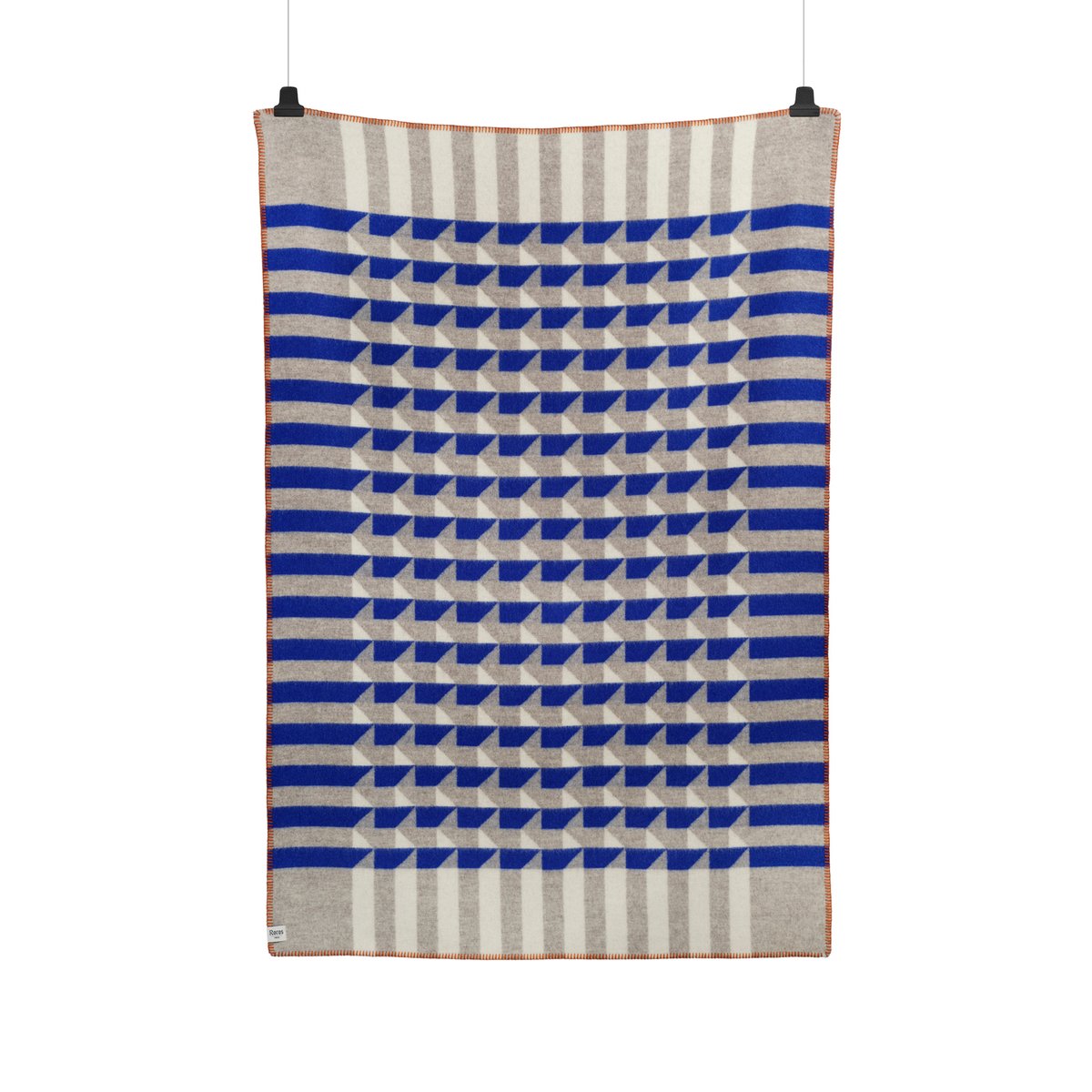 Røros Tweed Kvam viltti 135×200 cm Blue