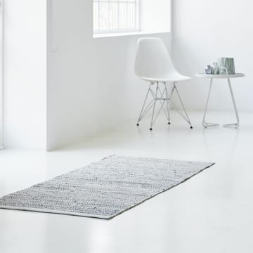 Leather matto 60 x 90 cm - light grey (vaaleanharmaa) - Rug Solid