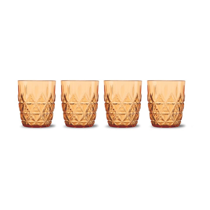 Picknick Juni juomalasi 28 cl 4-pack - Amber - Sagaform