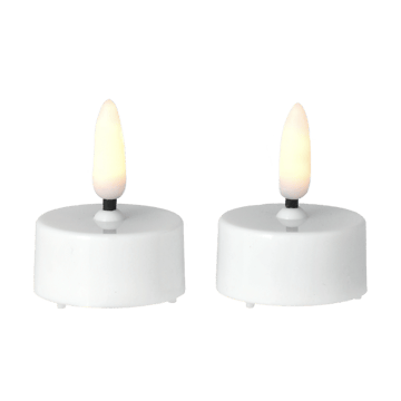 Bright lämpökynttilä LED Ø 3,8 cm 2-pakkaus - White - Scandi Essentials