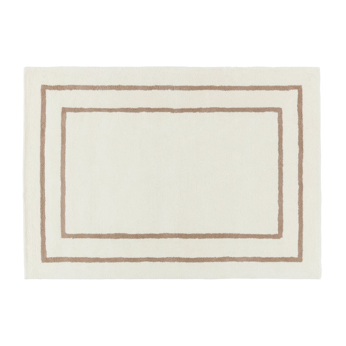 Scandi Living Borders villamatto Valkoinen-beige 200×300 cm