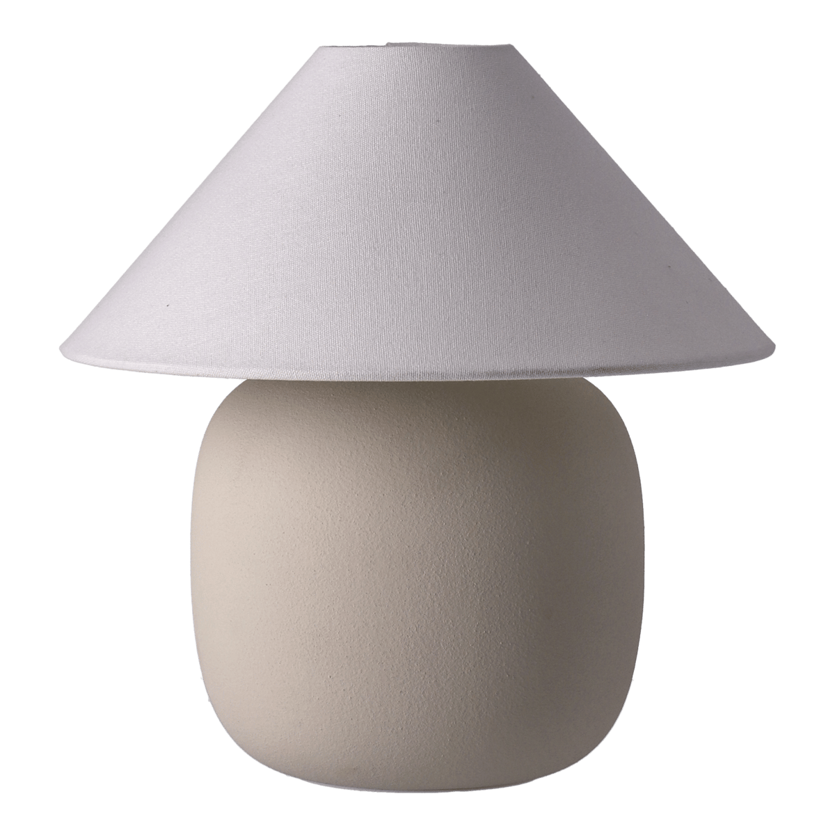 Scandi Living Boulder pöytävalaisin 29 cm beige-white