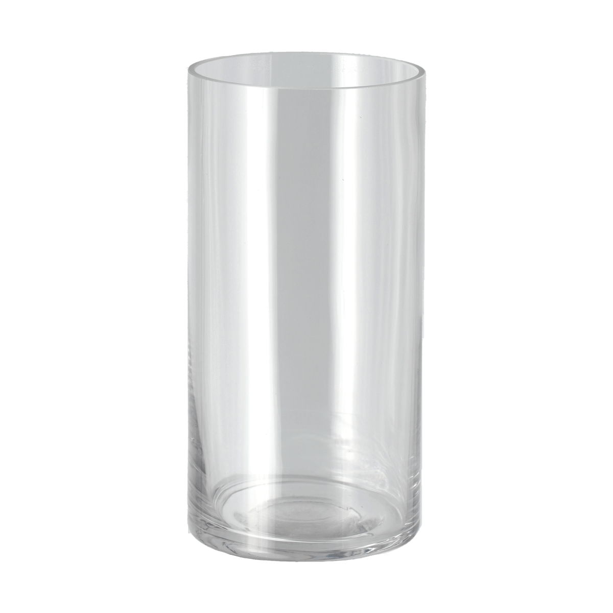 Scandi Living Cylinder maljakko Ø10×20 cm Kirkas