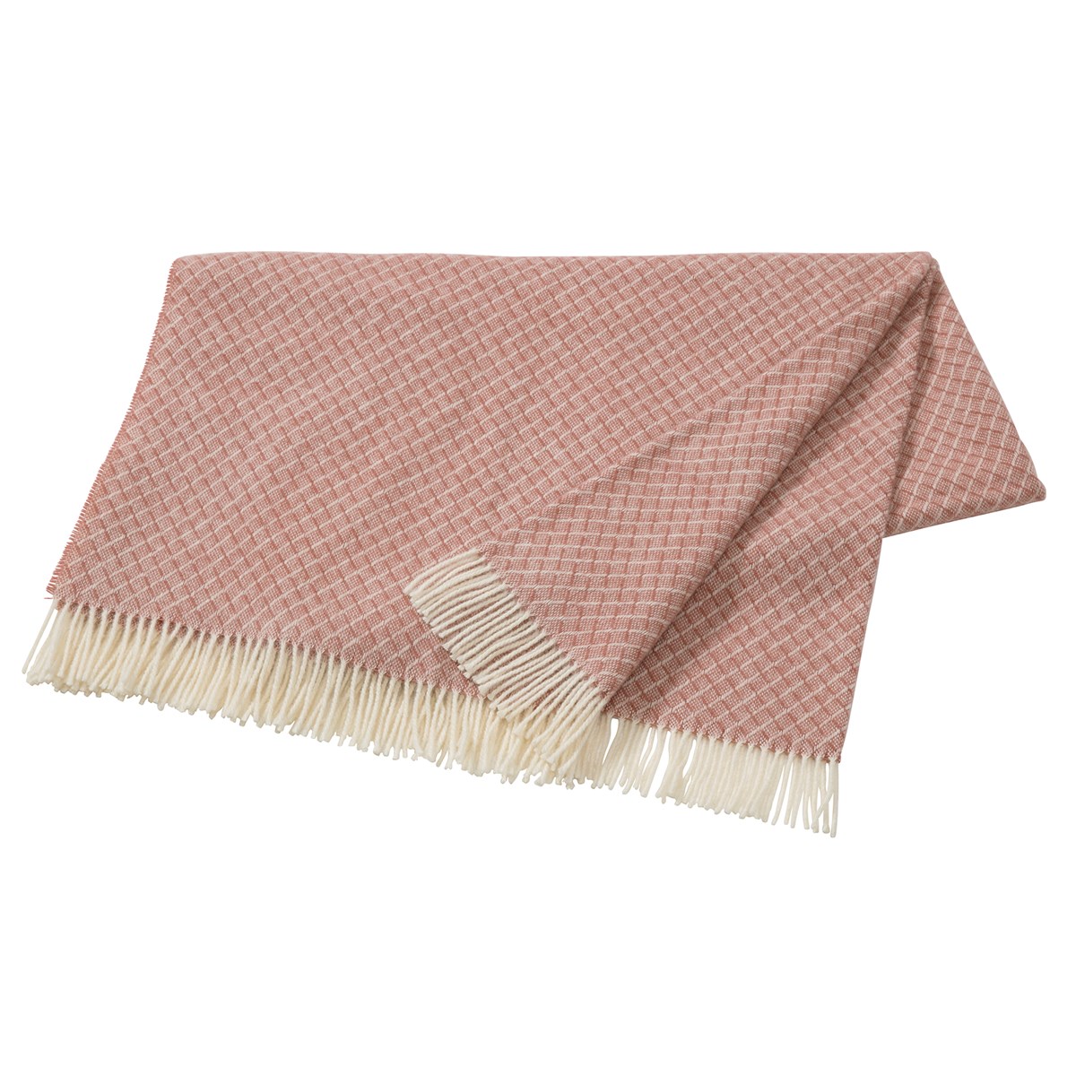 Scandi Living Wicker villahuopa Dusty rose