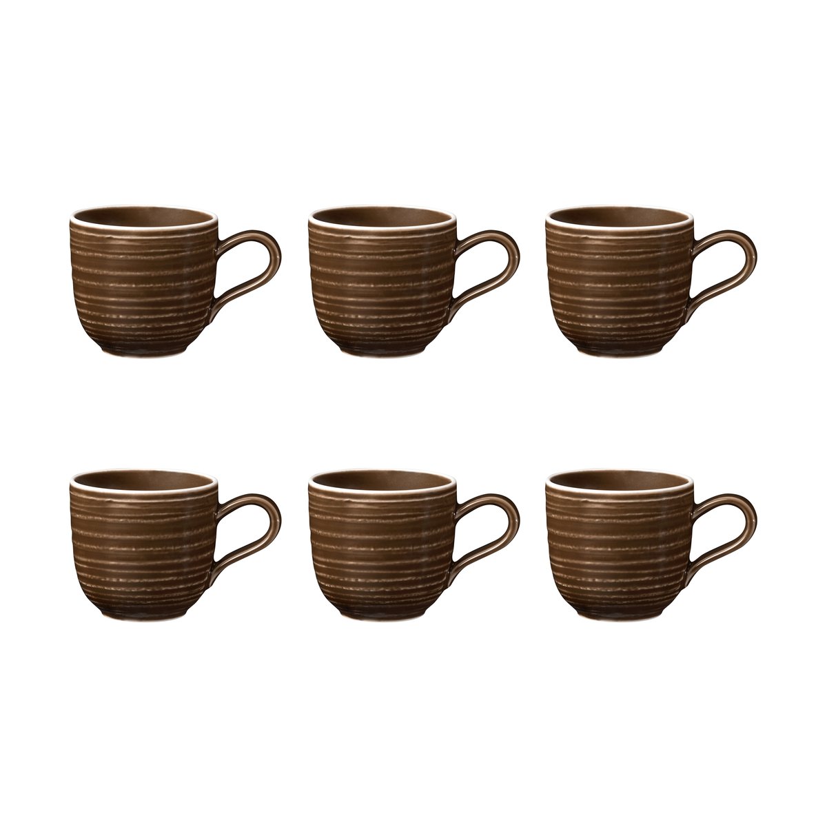 Seltmann Weiden Terra espressokuppi 9 cl 6-pakkaus Earth Brown