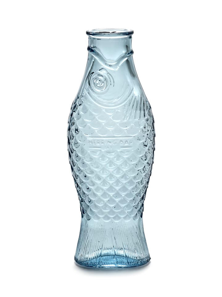 Fish & Fish -lasipullo 85 cl, Light blue Serax