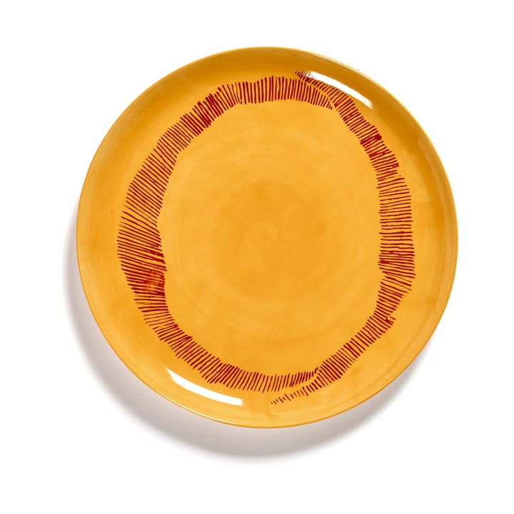 Ottolenghi Feast lautanen L Ø26,5 cm 2-pakkaus - Yellow stripes-red - Serax