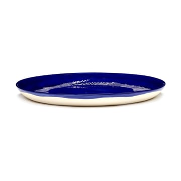 Ottolenghi Feast lautanen M Ø22,5 cm 2-pakkaus - Dark blue stripes-white - Serax