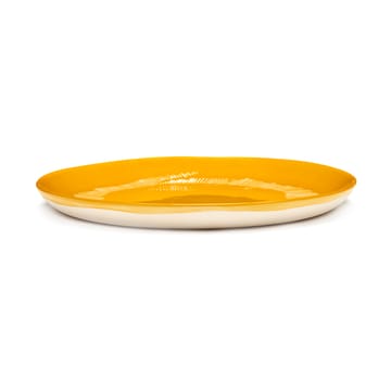 Ottolenghi Feast lautanen M Ø22,5 cm 2-pakkaus - Yellow stripes-white - Serax