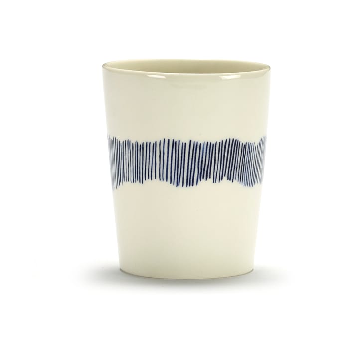 Ottolenghi Feast teekuppi 33 cl 4-pakkaus - White stripes-blue - Serax