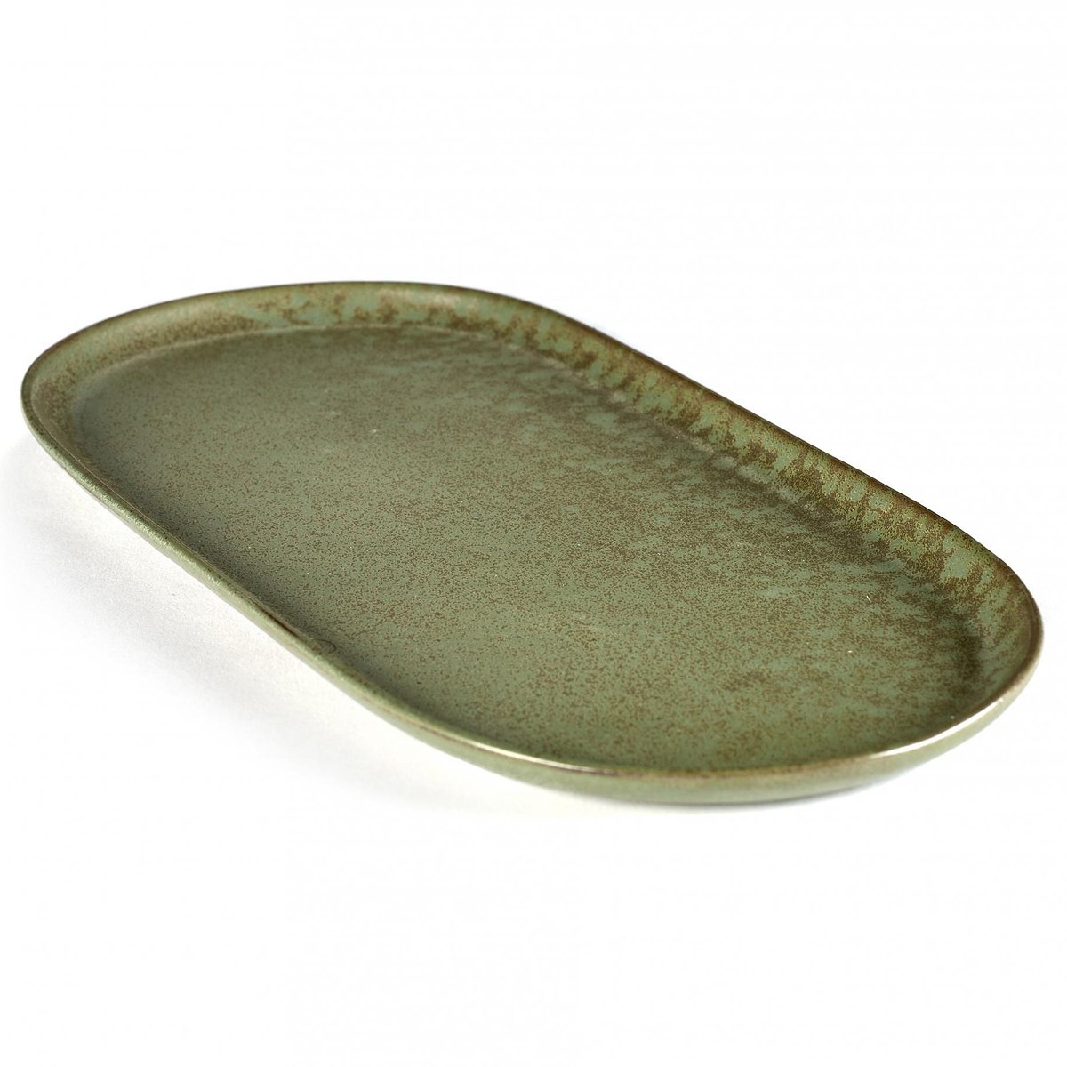 Serax Surface tapaslautanen 17×35,5 cm Camogreen