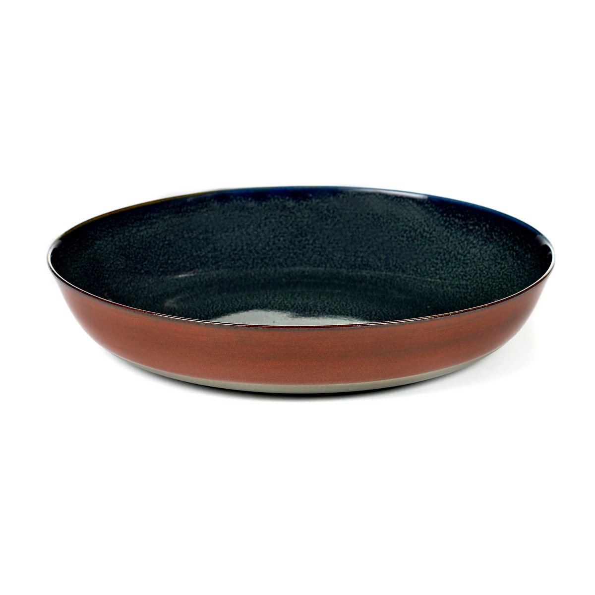 Serax Terres de Rêves -lautanen 21 cm Dark blue-rust