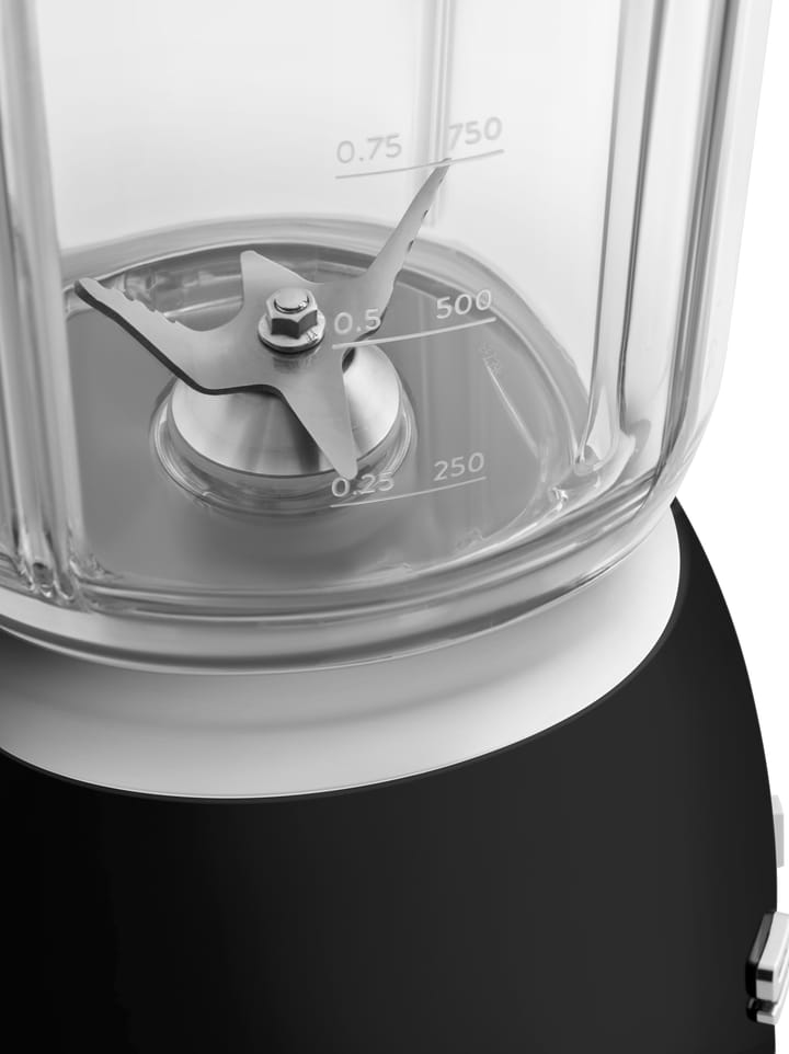 Smeg 50's Style blender 800 wattia - Musta - Smeg