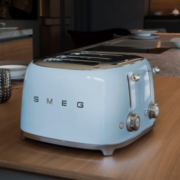 Smeg 50's Style leivänpaahdin 4x4 viipaletta - Pastellinsininen - Smeg