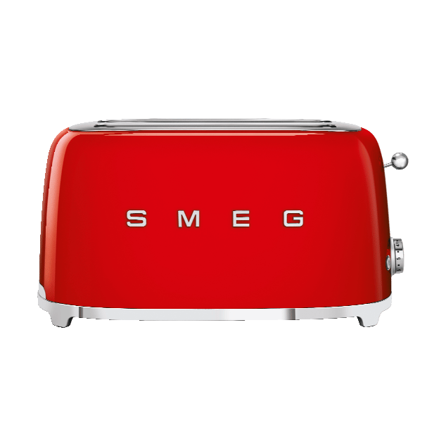 Smeg 50's Style leivänpaahdin 4x4 viipaletta - Punainen - Smeg