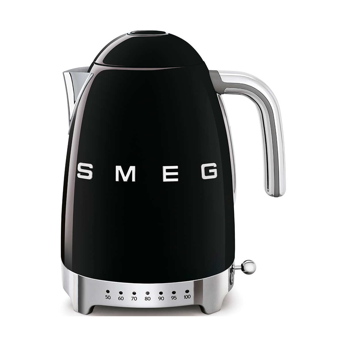 Smeg Smeg 50’s Style vedenkeitin säädettävällä lämpötilalla 1,7 L Musta