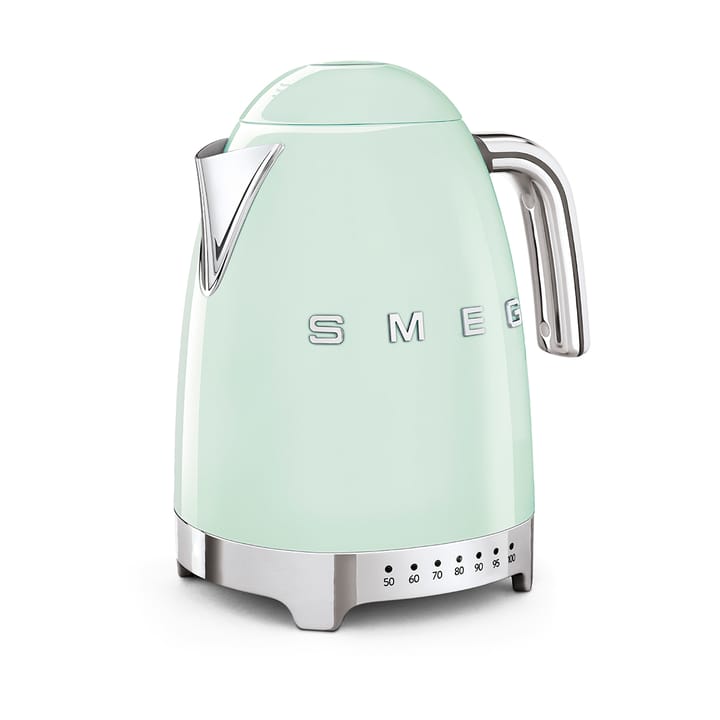 Smeg 50's Style vedenkeitin säädettävällä lämpötilalla 1,7 L - Pastellinvihreä - Smeg